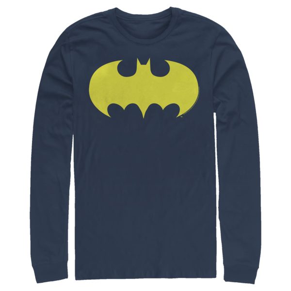 Men’s Batman Logo Classic Wing Long Sleeve Shirt