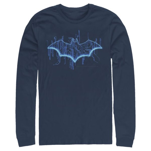 Men’s Batman Logo Digital Wing Long Sleeve Shirt