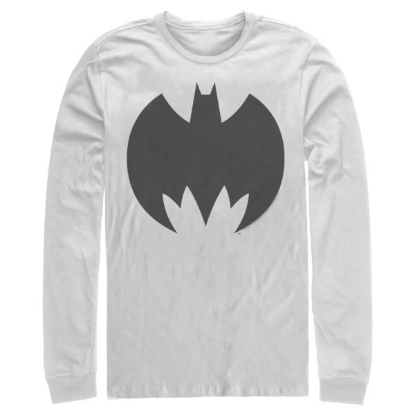 Men’s Batman Logo Geometric Long Sleeve Shirt