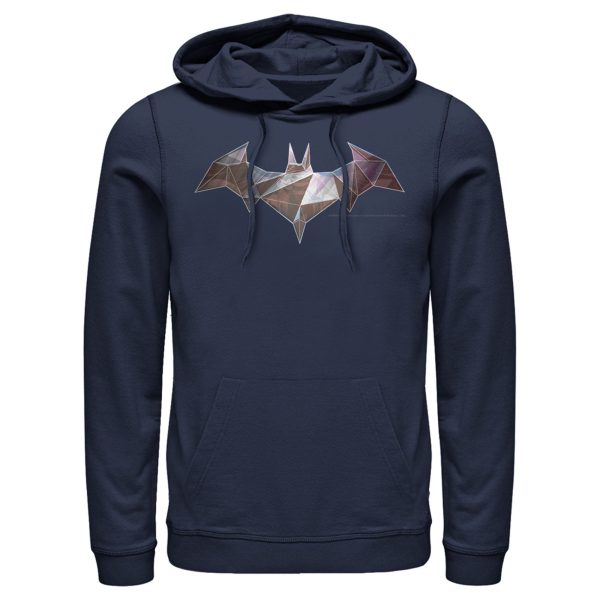 Men’s Batman Logo Geometric Wing Pull Over Hoodie