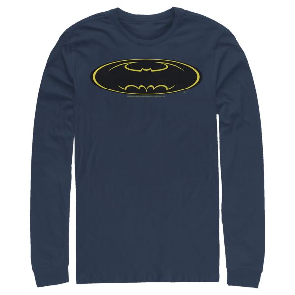 Men’s Batman Logo Modern Wing Long Sleeve Shirt