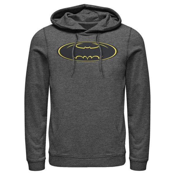 Men’s Batman Logo Modern Wing Pull Over Hoodie