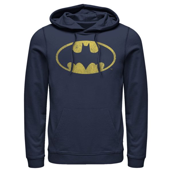 Men’s Batman Logo Retro Caped Crusader Pull Over Hoodie