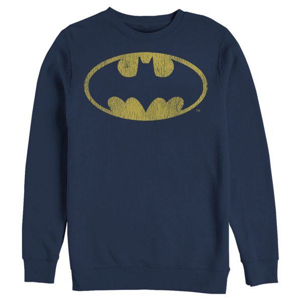 Men’s Batman Logo Retro Caped Crusader Sweatshirt