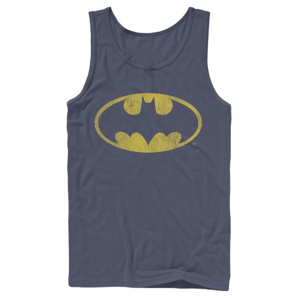 Men’s Batman Logo Retro Caped Crusader Tank Top