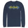 Men’s Batman Logo Retro Wing Long Sleeve Shirt