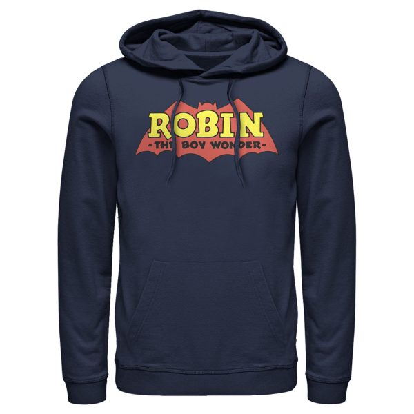 Men’s Batman Logo Robin Boy Wonder Pull Over Hoodie