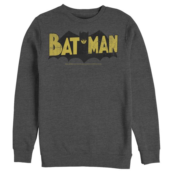 Men’s Batman Logo Vintage Sweatshirt