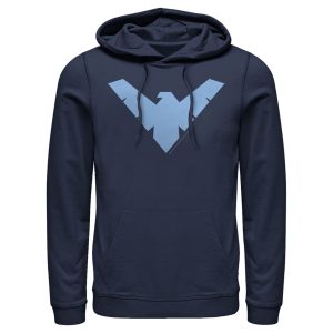 Men’s Batman Nightwing Logo Pull Over Hoodie