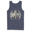 Men’s Batman Shield Logo Comic 80th Anniversary Tank Top
