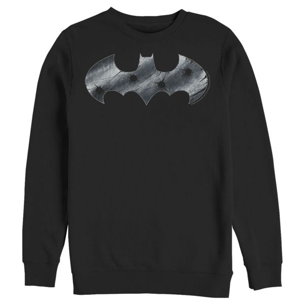 Men’s Batman Steel Scars Logo Sweatshirt