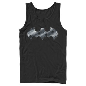 Men’s Batman Steel Scars Logo Tank Top