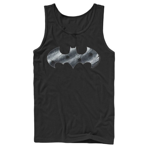 Men’s Batman Steel Scars Logo Tank Top