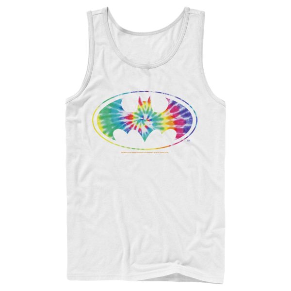 Men’s Batman Tie Dye Logo Tank Top