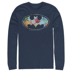 Men’s Batman Tropical Logo Long Sleeve Shirt