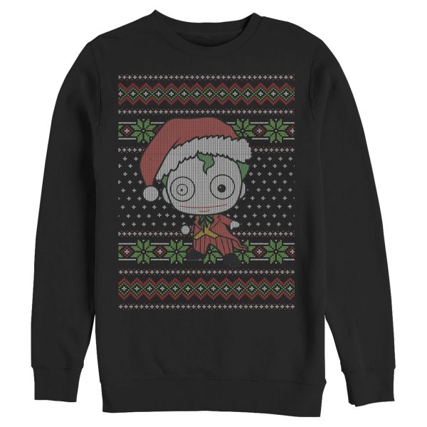 Men’s Batman Ugly Christmas Chibi Joker Sweatshirt