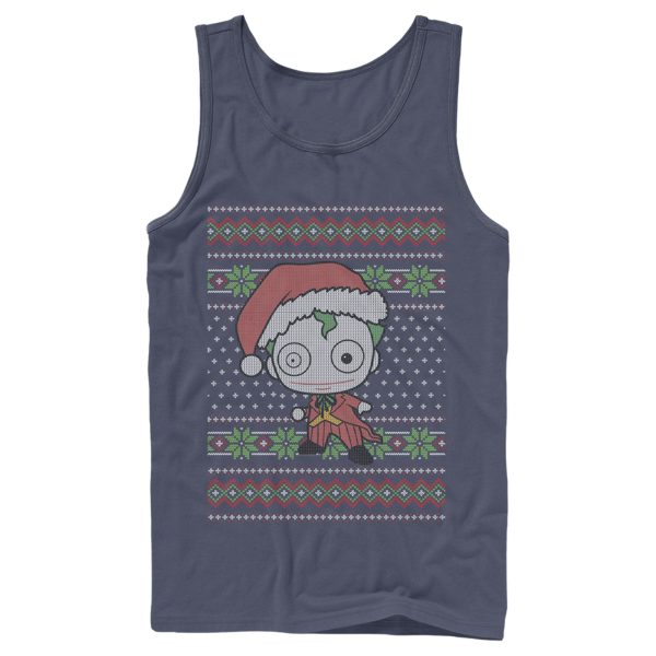 Men’s Batman Ugly Christmas Chibi Joker Tank Top