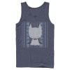 Men’s Batman Ugly Christmas Chibi Snow Bat Tank Top
