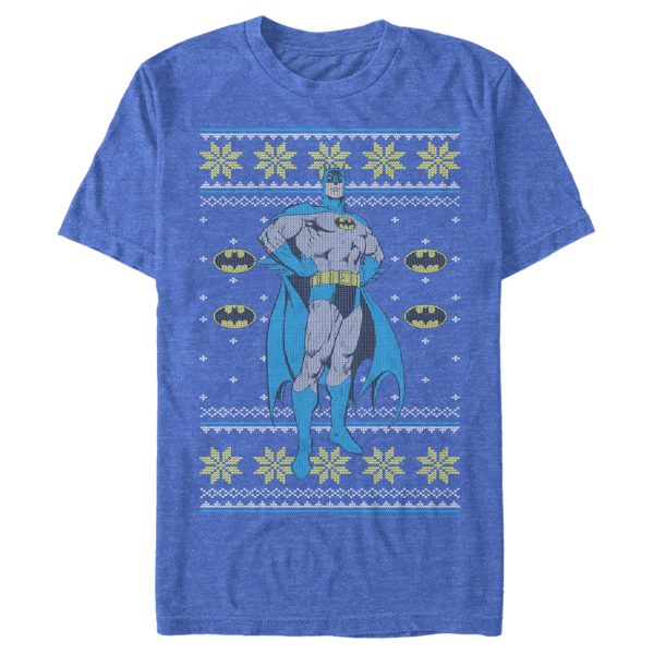 Men’s Batman Ugly Christmas Dark Knight Pose T-Shirt