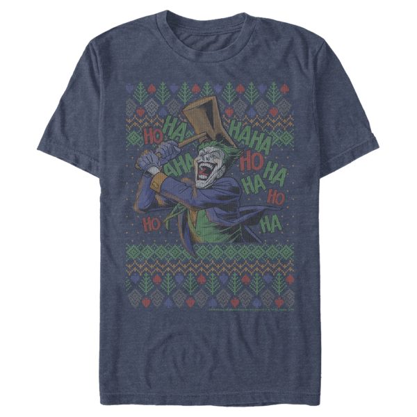 Men’s Batman Ugly Christmas Joker Hammer T-Shirt