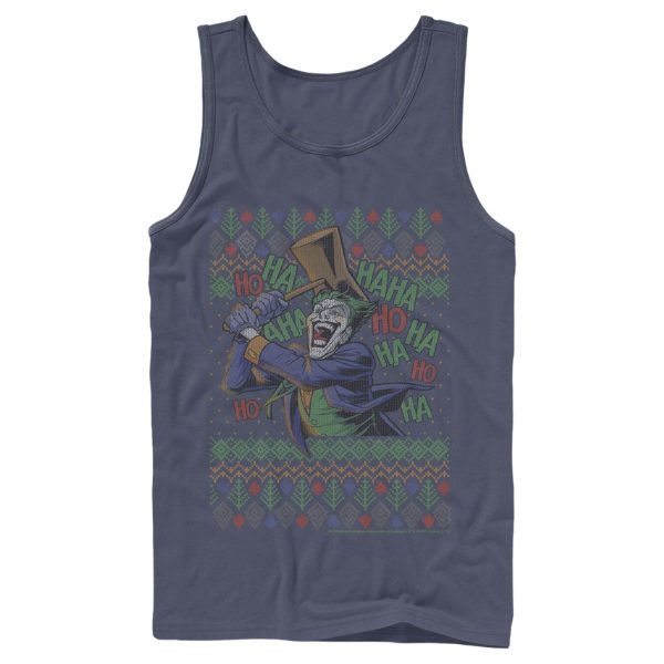 Men’s Batman Ugly Christmas Joker Hammer Tank Top