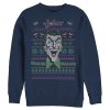 Men’s Batman Ugly Christmas Joker Laugh Sweatshirt
