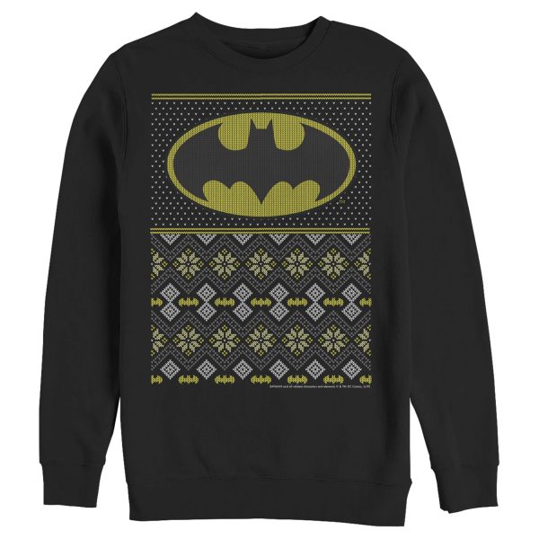 Men’s Batman Ugly Christmas Logo Sweatshirt