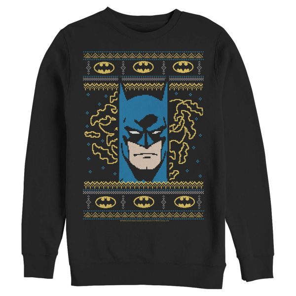 Men’s Batman Ugly Christmas Masked Hero Sweatshirt