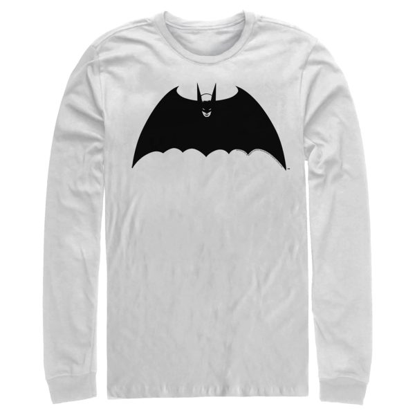 Men’s Batman Winged Caped Crusader Symbol Long Sleeve Shirt