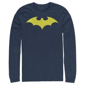 Men’s Batman Winged Hero Symbol Long Sleeve Shirt