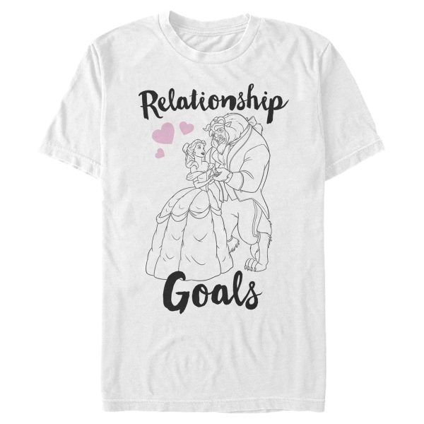 Men’s Beauty and the Beast Belle and Beast Relationship Goals T-Shirt