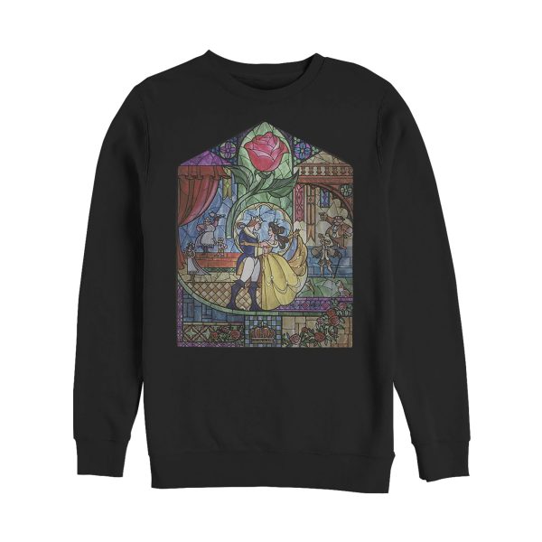 Men’s Beauty and the Beast Stained Glass Sweatshirt