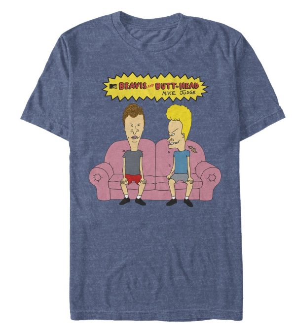 Men’s Beavis and Butt-Head Couch Logo T-Shirt