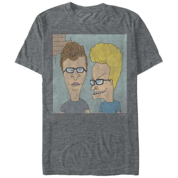 Men’s Beavis and Butt-Head Nerd Glasses T-Shirt