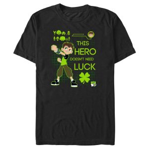 Men’s Ben 10 Doesn’t Need Luck T-Shirt