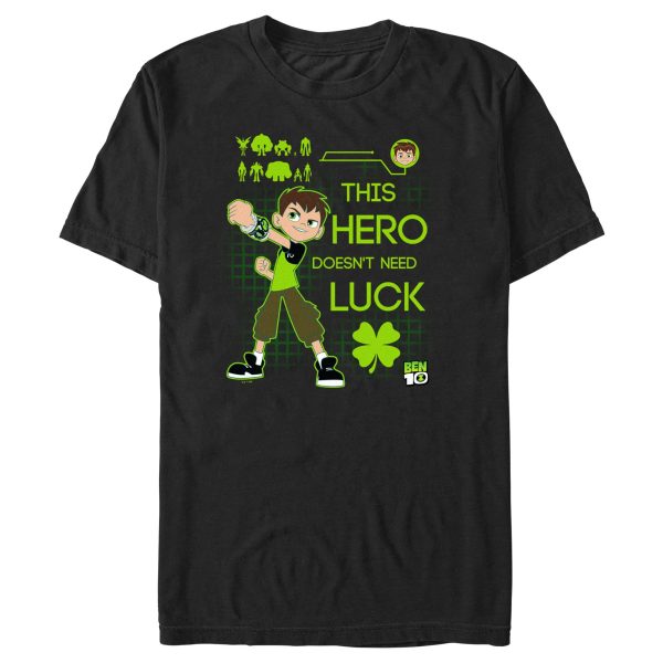 Men’s Ben 10 Doesn’t Need Luck T-Shirt