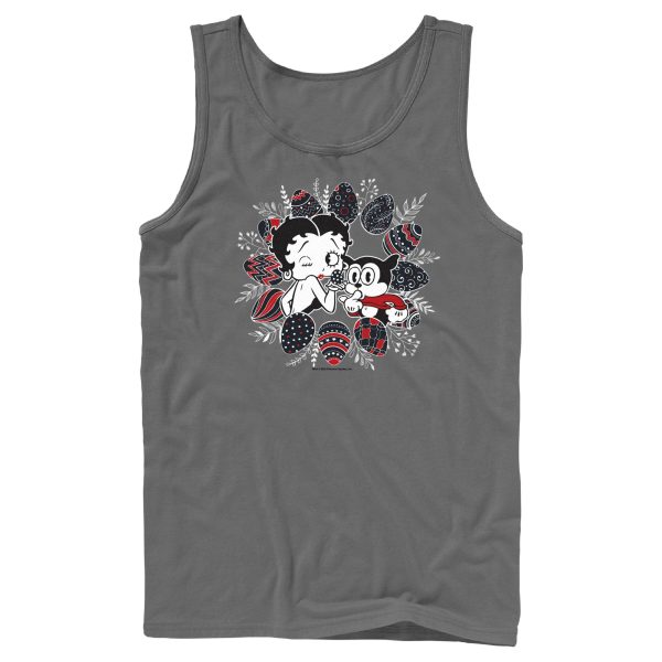 Men’s Betty Boop Easter Egg Frame Tank Top