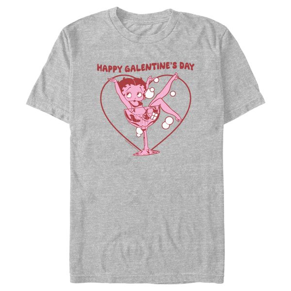 Men’s Betty Boop Happy Galentine’s Day T-Shirt