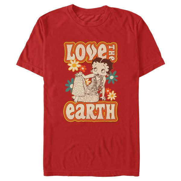 Men’s Betty Boop Love the Earth T-Shirt