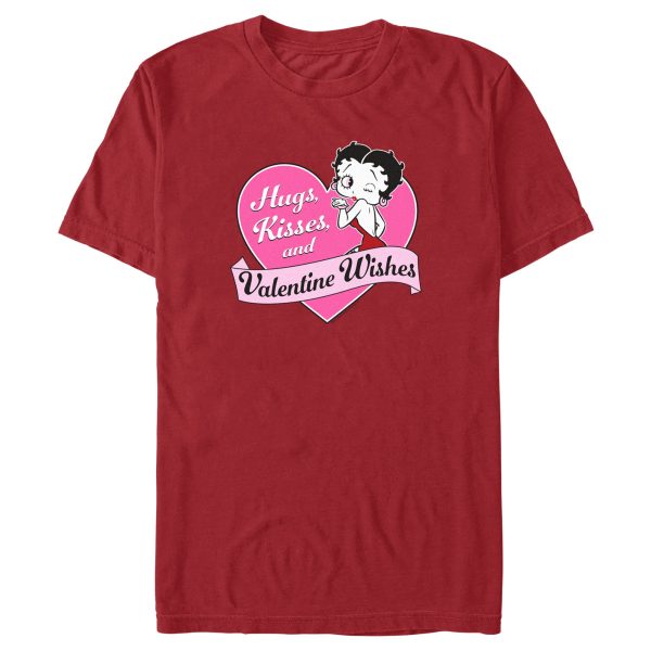 Men’s Betty Boop Valentine Wishes T-Shirt