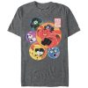 Men’s Big Hero 6 Superhero Team Circles T-Shirt