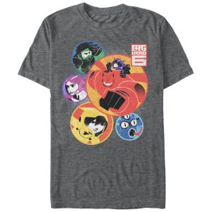 Men’s Big Hero 6 Superhero Team Circles T-Shirt
