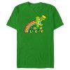 Men’s Care Bears St. Patrick’s Day Good Luck Bear Born Lucky Rainbow T-Shirt