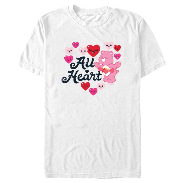 Men’s Care Bears Valentine’s Day Love-A-Lot Bear All Heart T-Shirt