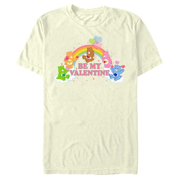 Men’s Care Bears Valentine’s Day Be My Valentine Rainbow T-Shirt