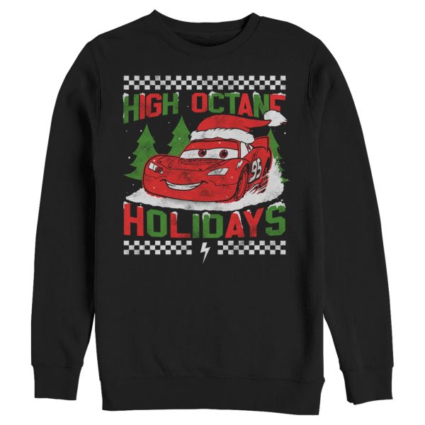 Men’s Cars Lightning McQueen High Octane Holidays Sweatshirt