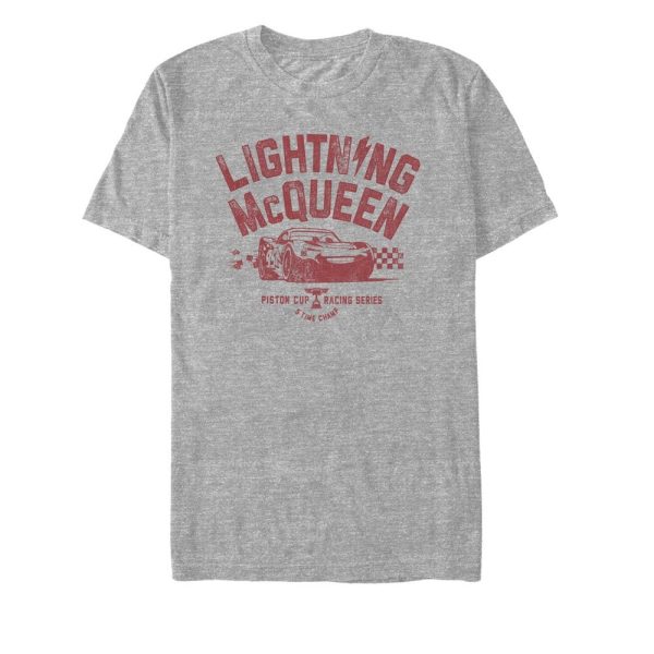 Men’s Cars Lightning McQueen Piston Cup T-Shirt