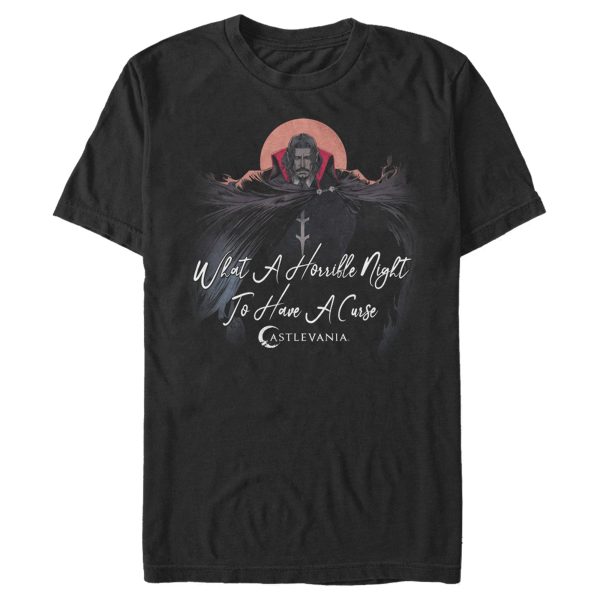 Men’s Castlevania Dracula Horrible Night for Curse T-Shirt