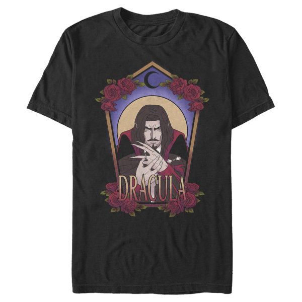 Men’s Castlevania Dracula Rose Frame T-Shirt