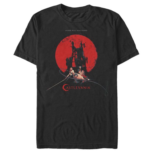 Men’s Castlevania Seek Blood Poster T-Shirt